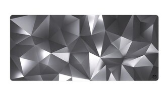 Endorfy Podložka pod myš Crystal Black XL, 90 x 40 cm, Voděodolná, Černá