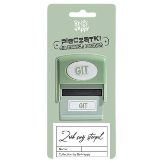 Pieczątka z napisem - Git