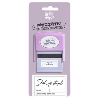 Pieczątka z napisem - Byle do Dzwonka