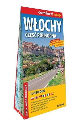 Comfort!map Włochy cz. północna 1:650 000