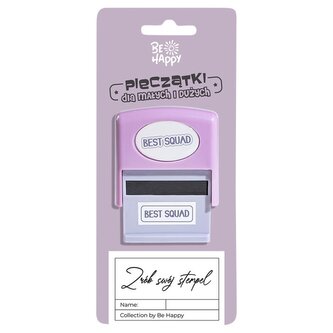 Pieczątka z napisem - Best Squad