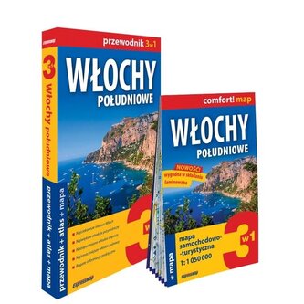 Włochy południowe 3w1: przewodnik + atlas + mapa