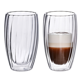 PETER STRIPES Komplet 2 szklanek450ml 8x5x14,5cm