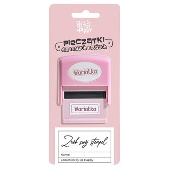 Pieczątka z napisem - Wariatka