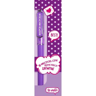 Długopis Pop Art - Najlepszy Nauczycielka