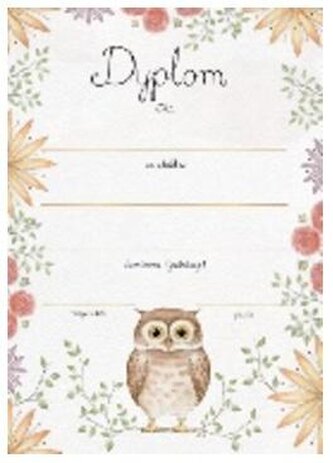 Dyplom A4 Sówka