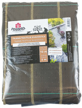 Tkaná textilie svahovka Rosteto - 2x10 m černohnědá