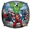 Foliový balonek čtverec Avengers s těžítkem, 45 cm