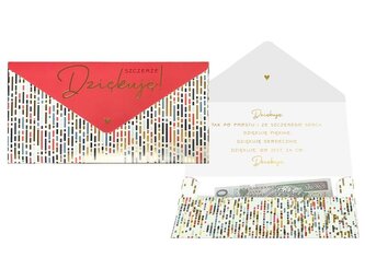 Koperta podarunkowa Podziękowania