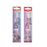 Linijka plastik Manga Pink Fantasy 15cm mix M&G;