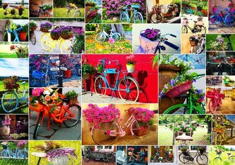 GRAFIKA Puzzle Koláž: Kola 1500 dílků