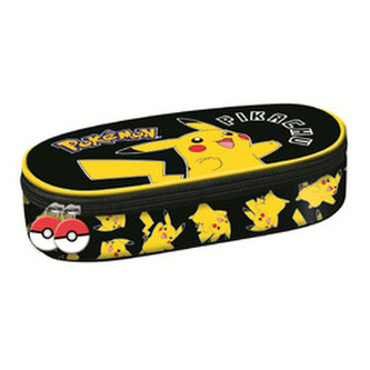 Piórnik saszetka usztywniona z wewnętrzną klapką. Pokemon