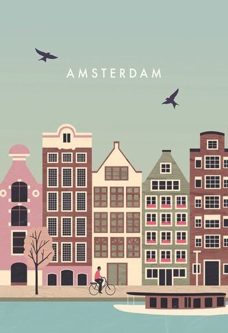RAVENSBURGER Puzzle Amsterdam 99 dílků
