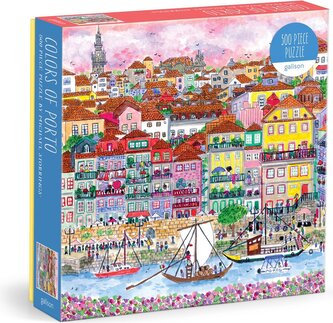 GALISON Čtvercové puzzle Barvy Porta 500 dílků