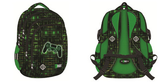 Plecak 4 komorowy 17 cali. Neon Pad