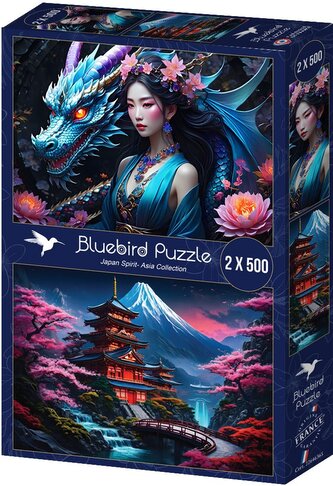 BLUEBIRD Puzzle Duch Japonska 2x500 dílků