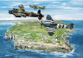 GIBSONS Puzzle Křídla nad Portlandem 500 dílků