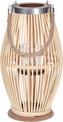 KOOPMAN, 44308 Bambusová lucerna na svíčku, 60 cm