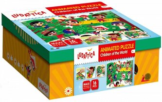 PROMO Puzzle Maxi Ludattica Animated Children of the World 58044 LISCIANI