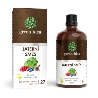 Green idea Jaterní směs (kapky HEPAMIX) tinktura - kapky 100 ml