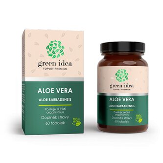 Green idea Aloe vera bylinný extrakt - tobolky 60 ks