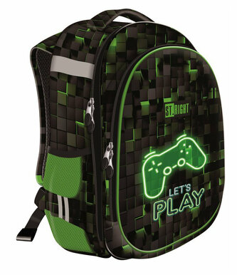 PROMO Tornister szkolny STRIGHT HB-01 Dark Game