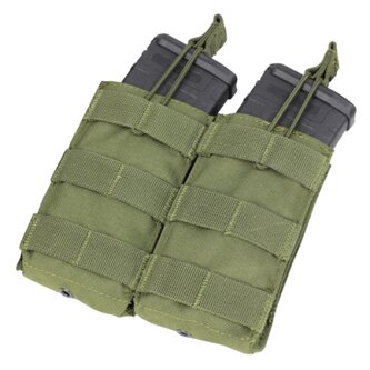 Otevřená MOLLE sumka na 2 zásobníky M4 / M16, Condor, Olivová Otevřená MOLLE sumka na 2 zásobníky M4 / M16, Condor, Olivová