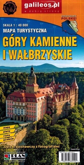Mapa tur. - Góry Kamienne i Wałbrzyskie lam