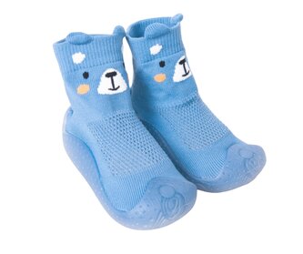 SCORPIO OBO-170C Skarpetki ażurowe z gumową podeszwą chł.granat r.24