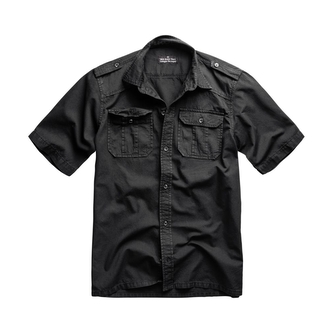 Košile Surplus M65 Basic Shirt s krátkým rukávem - černá, XL