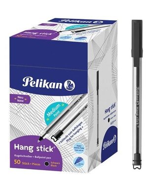 Długopis Hang Stick czarny (50szt) PELIKAN Długopis Hang Stick czarny (50szt) PELIKAN