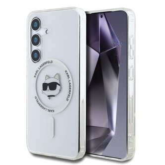 Karl Lagerfeld IML Choupette Head MagSafe Zadní Kryt pro Samsung Galaxy S25 Transparent Karl Lagerfeld IML Choupette Head MagSafe Zadní Kryt pro Samsung Galaxy S25 Transparent