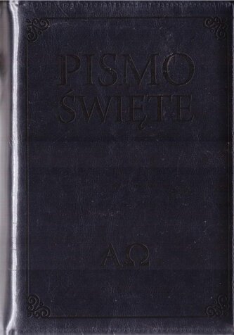 Pismo Święte w etui granatowe