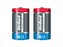 Baterie D (R20) alkalická REBEL Alkaline 2ks / shrink BAT0064