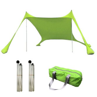 Přístřešek na pláž Shade Steel s UV 50+ - 200x210x150 cm  Modrá