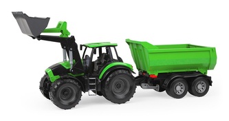 Lena WORXX Traktor Deutz-Fahr s přívěsem