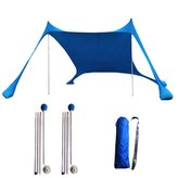 Přístřešek na pláž Shade Aluminium s UV 50+ - 200x160x150 cm  Zelená