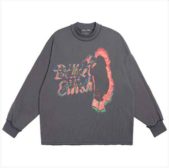 Tričko Billie Eilish - Neon Silhouette, XXL