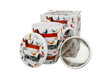 Kubek z zaparzaczem Psi Świat DŁUGIE PSY