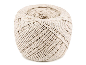 Bavlněná příze macrame Ø2-2,5 mm rozčesávací - 1 ks - 18 ecru