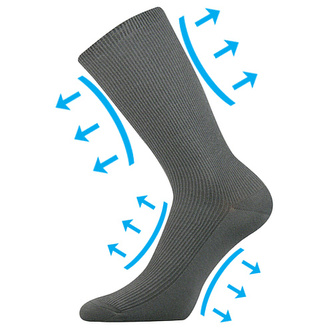 Lonka® ponožky Oregan šedá 47-50 (32-34) 1 pár