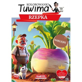 Kolorowanki Tuwima z naklejkami Rzepka