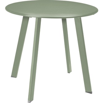 AMBIANCE Zahradní stůl kulatý kovový 50 x 45 cm zelená KO-X99001110 AMBIANCE Zahradní stůl kulatý kovový 50 x 45 cm zelená KO-X99001110