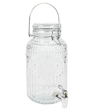 HIT Zásobník na nápoje s kohoutem skleněný 4 l HT-23468108