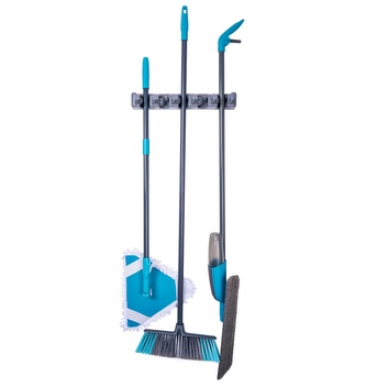 KINZO Držák na zeď na smetáky a košťata 40 cm antracit ED-247713 KINZO Držák na zeď na smetáky a košťata 40 cm antracit ED-247713