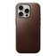 Nomad Modern Leather Case, rustic brown, iPhone 16 Pro | Horween