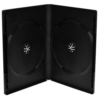 MEDIARANGE box:2 DVD 14mm, černý - karton 50 ks