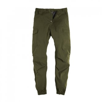 Kalhoty Vintage Industries Clyde - olivové, L