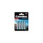 Alkalická primární baterie 1,5V, 2800 mAh, AA, blistr 4ks