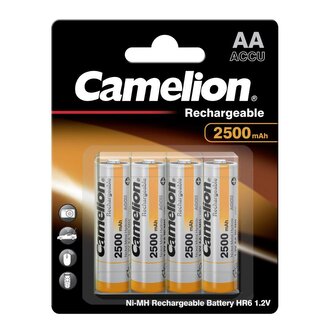 Nikl-metal hydridový akumulátor 1,2V, 2500 mAh, AA, blistr 4ks